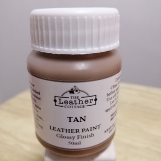 Glossy Tan Leather Paint