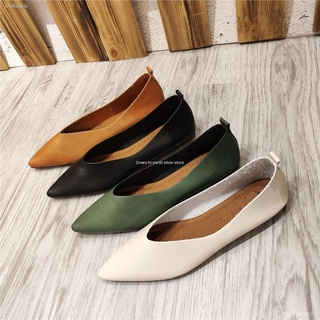 2021 HOT SALE✓ↂ○Spot✷✣✑43Size Spring and Autumn Large Size Flat Bottom Single-Layer Shoes Women's Ko (1)