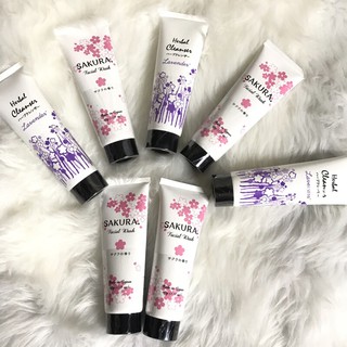 Daiso Herbal Cleanser Lavender & Sakura Facial Wash