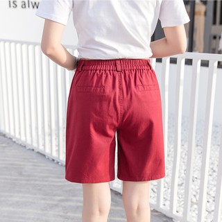 C&M New loose Solid color Candy color wide-legged shorts (8)