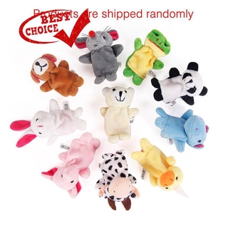 [10.10]Story Finger Puppets Animal Zoo Members Educational Toy Baby Kids Toys
