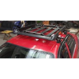 Roof rack Topload Luggage Carrier Aluminum Black (2)