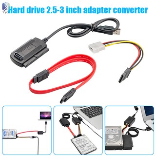 Yy USB 2.0 to IDE/SATA Drive Adapter Converter Cable For Hard Drive Disk 2.5 3 Inch @PH