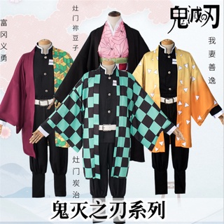 Kimetsu no Yaiba cosplay anime Costume Demon Slayer Cosplay Tanjiro Kamado Cosplay Costume Men (2)