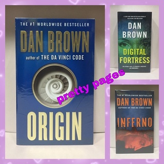 Inferno, Origin, Digital Fortress by Dan Brown