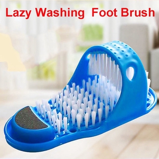 【Ready Stock】Lazy Washing Foot Shoes Cleaning Slippers Grinding Stone Feet Home artifact No need to Bend Down Non-slip