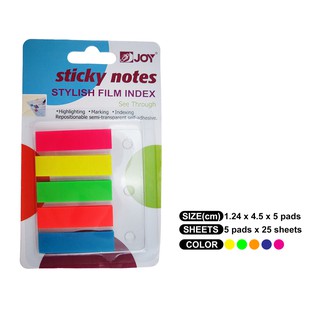 Sticky Notes Film Index