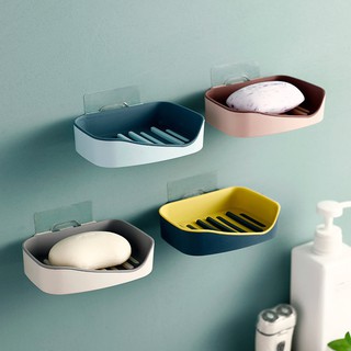 Nordic Style Drain Soap Dish Wall-Mounted Soap Dish
