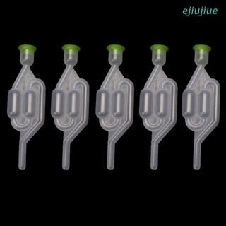 cc 5Pcs Plastic Fermenting Air Locks Twin Bubble S Types Wine Airlocks For Wine Making Beer Brewing Glass Carboy Fermenter