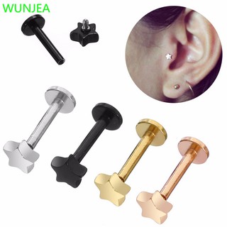 Cartilage Steel Surgical Tragus Labret Earring Barbell