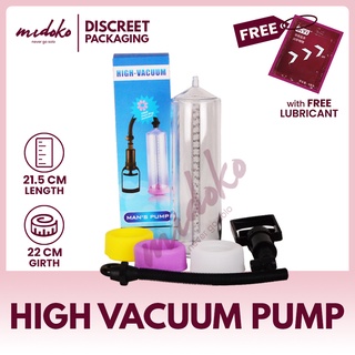 Midoko High Vacuum Power Up Penis Pump for Men Adult Sex Toys for Boys 70x250mm