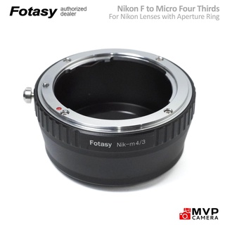 NIKON F to M43 MFT Olympus Lumix Mirrorless Cameras Adapter FOTASY US Brand MVP CAMERA