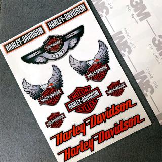 3M Logo Highly Reflective Harley Harley-Davidson Sticker Motorcycle Motorcross Decals