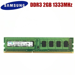 ∋๑Samsung 2G 2GB 1R/2RX8 PC3 10600U DDR3 1333MHZ PC Computer Desktop RAM Desktop memory 2G PC3 10600