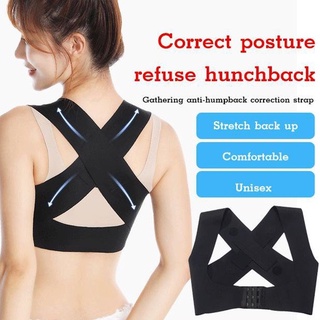 Gathering Anti-Hunchback Correction Strap Posture Support Correction belt Lightweight 8Otx