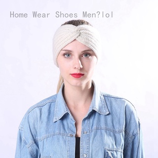 Home wear shoes men?lol []Winter Knit Headbands Chunky Headwrap For Women Crochet Turban Knitted Ear Warmer