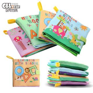 Infant Baby Soft Cloth Book Rustle Sound Kid's Early Education Books