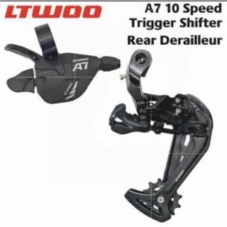 LTWOO A7 1x10 10speed Right Trigger Shifter Lever+10speed Rear Derailleur 11-42T