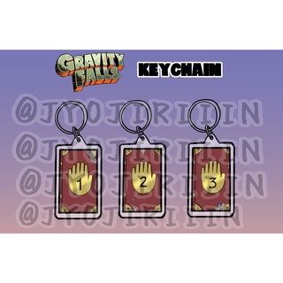 Gravity Falls: Stanford's Journal 1,2, and 3 Keychains