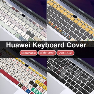 Huawei Laptop Silicon Keyboard Cover UA Colorful Patterns Keyboard Skin for MateBook 14 D14 D15 X pro 2020 MagicBook 14 15 MagicBook Pro 16.1 2021