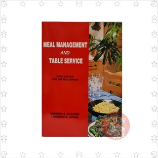 MEAL MANAGEMENT and TABLE SERVICE BY;CLAUDIO