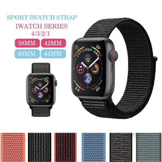 Nylon Band Apple Watch 6 5 4 3 2 1 Soft Breathable Sport Replacement Strap For iWatch (1)