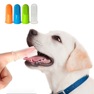 Pet Supplies Silicone Finger Toothbrush Dog Finger Toothbrush Dogs and Cats Oral Cleaning Tools Dog Toothbrush (1)