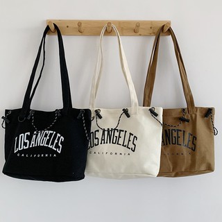 Fionfashion #7114 Letters canvas bag tote bag korean bag shoulder bag sling bag