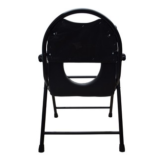 ☽✥✿Hummingbird B5 Heavy Duty Duty Foldable Commode Chair Toilet - Black