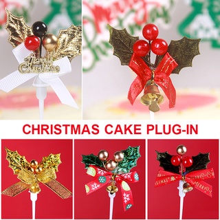 Merry Christmas Acrylic Cake Topper Cupcake Topper For Xmas Cake Decorations