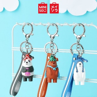 Miniso x We Bare Bears Collection - Creative Charm Bag Chain/3D Ornament/Key Chain/Phone Ornaments
