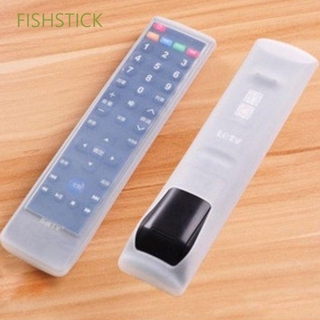 FISHSTICK Supplies TV Remote Control Dust Bags Conditioning Waterproof Cover Remote Control Cover Transparent Bag TV Remote Control Cover Bags Transparent Holder Silicone Storage Bag/Multicolor