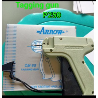 Tagging gun with needle /adhesive price tag