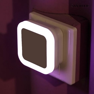 COD Automatic LED Night Light Plug In And Energy Saving Light Dark Sensor Wall Lamp