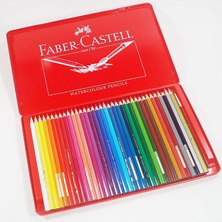 Faber-Castell Watercolour Pencil Metal Case 60 Colors (2)