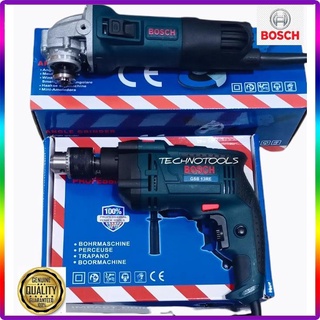 【Available】BOSCH SET IMPACT DRILL AND GRINDER HEAVY DUTY INDUSTRIAL