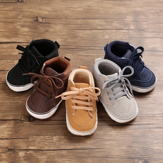 ♥Sixc♥Baby Infant Shoes First Walkers for Newborn Kids Soft Sole Non-Slip Crib Sneaker