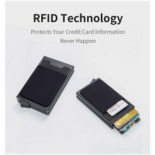 Metal card wallet card wallet card holder import RFID anti-Theft Men original 1843 7TPr
