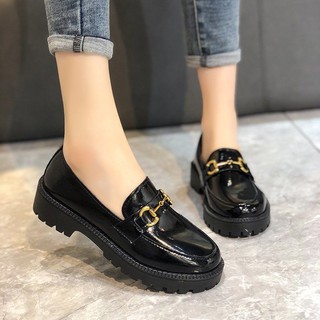 Japanese single shoes female 2021 new spring and autumn all-match socks shoes jk thick-soled uniform loafers British style small leather shoes