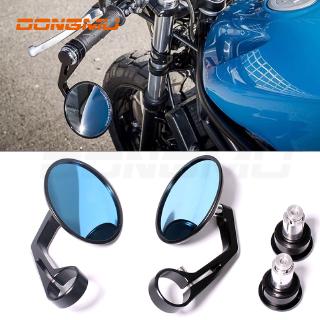 Motor 7/8“ Handle Bar End Side Mirror Rear View Alloy CNC Racing Design UNIVERSAL Motorcycle Rear View Mirror