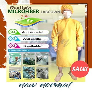PPE MICROFIBER LAB GOWN W/ FACESHIELD