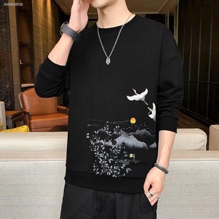 New sweater men s spring and autumn men s tops Korean casual round neck long-sleeved t-shirt student