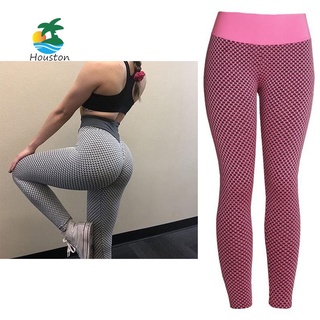 [HS]New Fashion Women Hips Fitness Pants High Waist Yoga Pants Peach Hip Sports Tights Leggings