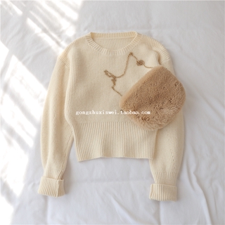 Sweater Pullover Loose Shirt Bottoming Thickening (3)