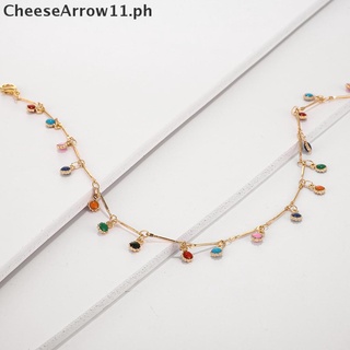 【CheeseArrow11】 Boho Women Choker Tassels Multicolour Beads Pendant Necklace Chain Jewelry Gifts [PH]