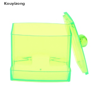 [Kouyi] Green Makeup Cotton Bud Holder Toothpick Case Swab Stick Box Storage Case PH449