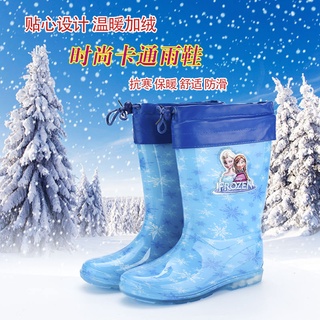 Mga bota ng ulan✵High tube children s rain boots, boys and girls, rain boots, water shoes, rubber sh