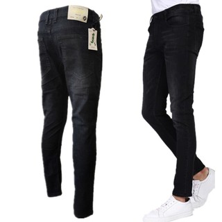#A9034 Acid Black Men's Jeans Casual Stretch & Comfortable Denim Fashion COD (1)