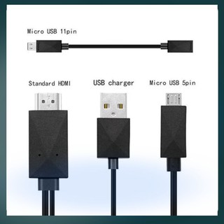 GB 5 Pin & 11 Pin Micro USB MHL to HDMI 1080P HD TV Cable Adapter Android Phone (3)