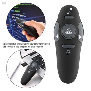 ▪2.4GHz Wireless USB PowerPoint Presenter RF Remote Control Laser Pointer Pen